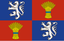 Esquarterat : le drapeau de la Gascogne.