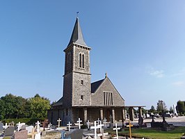 De kerk van Rouxeville