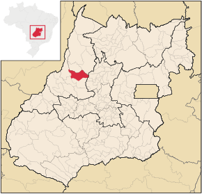 Poziția localității Araguapaz