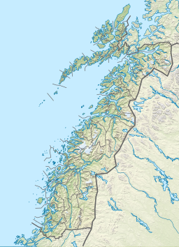 Vatnvatnet is located in Nordland