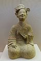 Woman wearing a cross-collared banbi, Eastern Han dynasty, 25–220 AD.