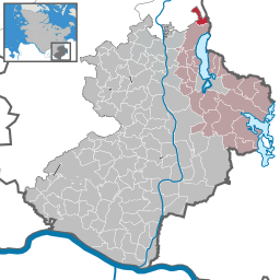 Läget för kommunen Groß Grönau i Kreis Herzogtum Lauenburg