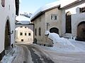 Vue caractéristique du centre du village.