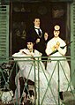 『バルコニー』 エドゥアール・マネ 1868-1869 画布、油彩 169 × 125 cm オルセー美術館