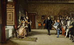 Presentación de don Juan de Austria ao emperador Carlos V, en Yuste, 1869, Museo do Prado.