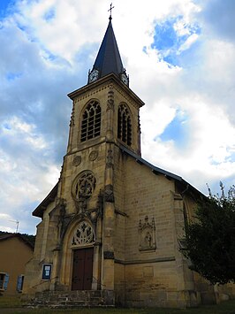 Kerk van Saint-Vanne in Herbeuville