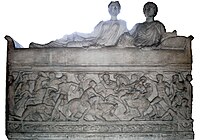 Combat entre les Grecs et les Amazones - IIe siècle ap. J.-C. - Musée du Louvre.