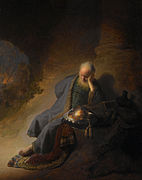 Jérémie pleurant la destruction de Jérusalem, Rembrandt