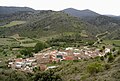 Vistabella de Huerva below Sierra de Herrera range