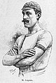 Émile Lepron vers 1895 (Champion de la Marne de 1888 à 1894, de la Seine en 1889 et 1892, et de France en 1890, 1892 et 1893, en skiff);