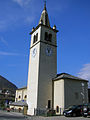 La chiesa parrocchiale di San Martino, a Lassolaz (capoluogo)