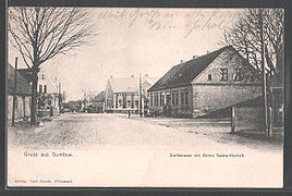 Landsbygade i Gumtow i 1906