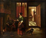 Wnętrze domu, Pieter de Hooch