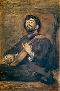 Dario de Regoyos gitarra jotzen (1885)