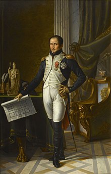 Portrait en pied de Joseph Bonaparte en costume de grenadier de la Garde.