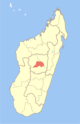Položaj regije Itasi u Madagaskaru