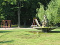 Park s fontanom podignutom na spomen djece s Kozare umrle u dječjem logoru u vrijeme NDH