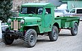 Une Willys CJ-3B avec remorque agricole