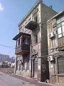 House, where Abbas Mirza Sharifzadehn lived. Mirza Agha Aliyev Street 115 (built in 1910)[8]
