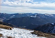 Le Hohneck, a megye csúcsa, La Bresse településében, délkeleten.