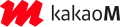 The company's logos as Kakao M (2018–2021)