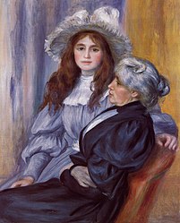 Chân dung Berthe Morisot và con gái Julie Manet, 1894
