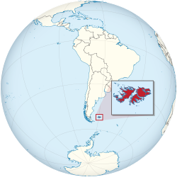 Lokasi Kepulauan Falkland Kepulauan Malvinas