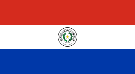 Bandera de Paraguay Poyvi Paraguái
