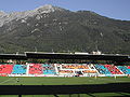Rheinpark Stadium: Mainstand and Mountains