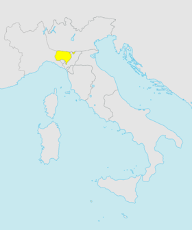 Localização de Parma e Piacenza