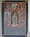 Gemaltes Epitaph für Boleslaus II. an der Kirchennordwand
