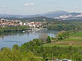 Vista do río Miño e de Tui desde Valença (Portugal).
