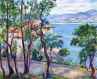 Above the Oustalet (View over Grimand), 1920, oil on canvas, 65 x 81 cm, private collection