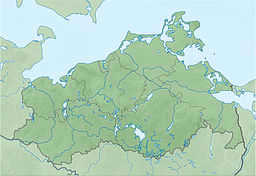 Fleesensee is located in Mecklenburg-Vorpommern