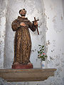 Polychrome statue of St. Francis (17th c.)