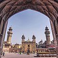 Lahore's Wazir Khan Mosque is considered to be the most ornate Mughal-era mosque.[86]