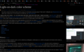 Dark mode CSS screenshot