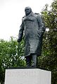 Churchill statue in London