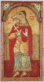 Icona de sant Cristòfol cinocèfal, note's el paregut amb déus egipcis