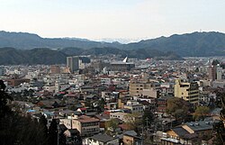 City view from Shiroyama Park