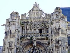 Transept de l'église Saint-Gervais-Saint-Protais de Gisors (début XVIe siècle).