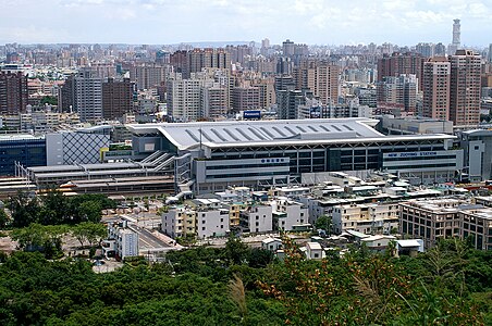 La gare HSR (TGV) de Kaohsiung-Zuoying.