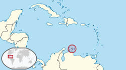 Curaçao haritadaki konumu