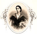 Portrait d'Emma Livry (lithographie)