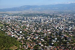 Skyline of Skopje