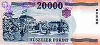 20.000 fòrints, revers