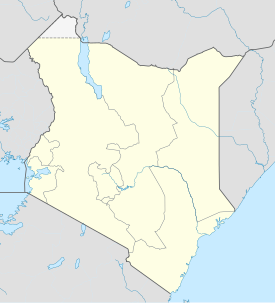 Kenya üzerinde Turkana Gölü