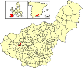 Kaart van Cijuela