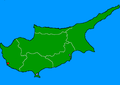 Map of Cyprus with Paphos