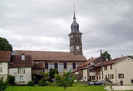 The church in Les Voivres